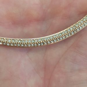 Gold Necklace w/ Cubic Zirconium Embellishments